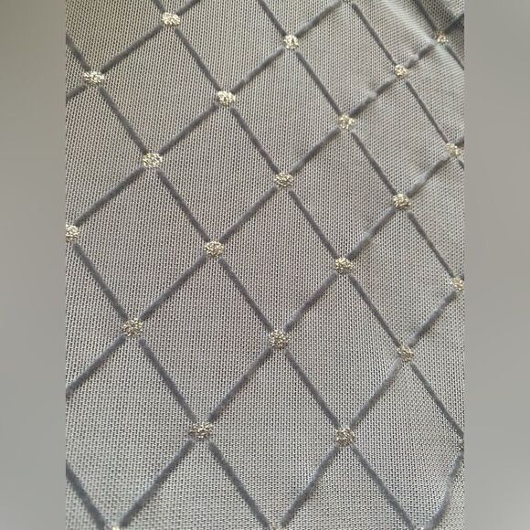 Semi-Sheer Fashion Pantyhose, Baby Blue, New - Picture 5 of 11